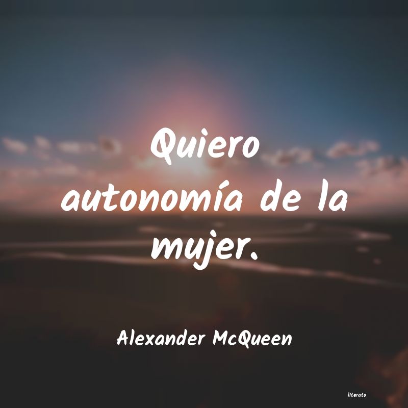 Frases de Alexander McQueen