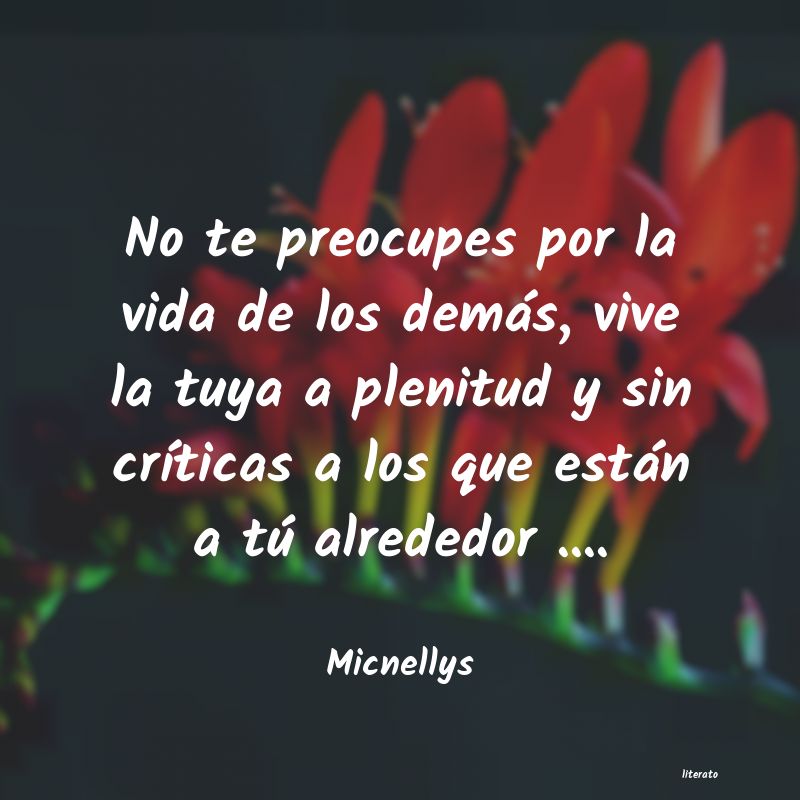 frases de Micnellys