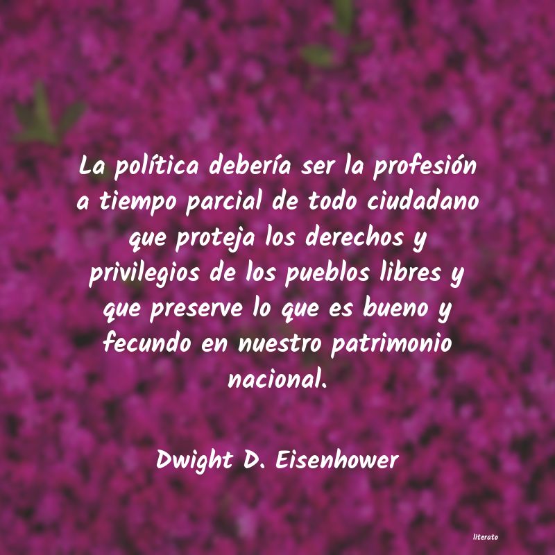 Frases de Dwight D. Eisenhower