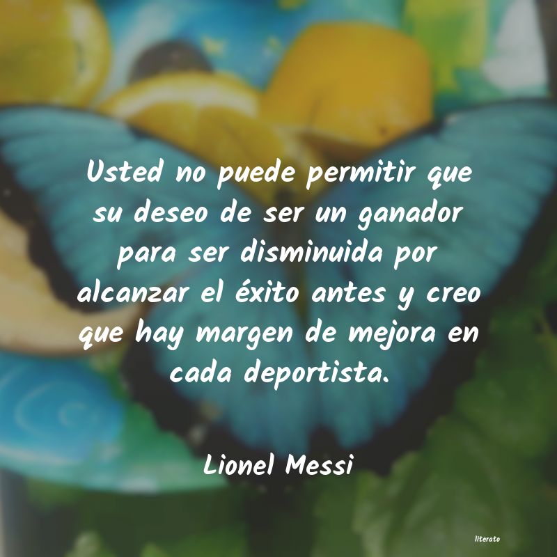 Frases de Lionel Messi