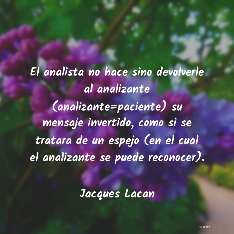 Frases de Jacques Lacan