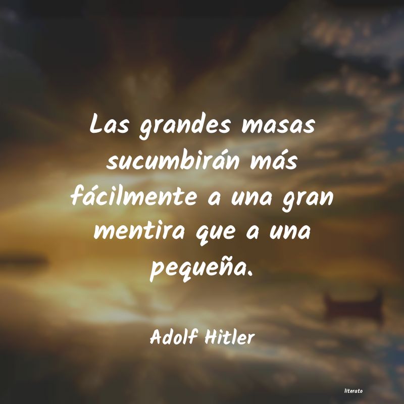 Frases de Adolf Hitler