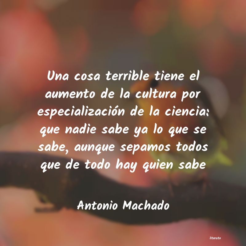 Frases de Antonio Machado