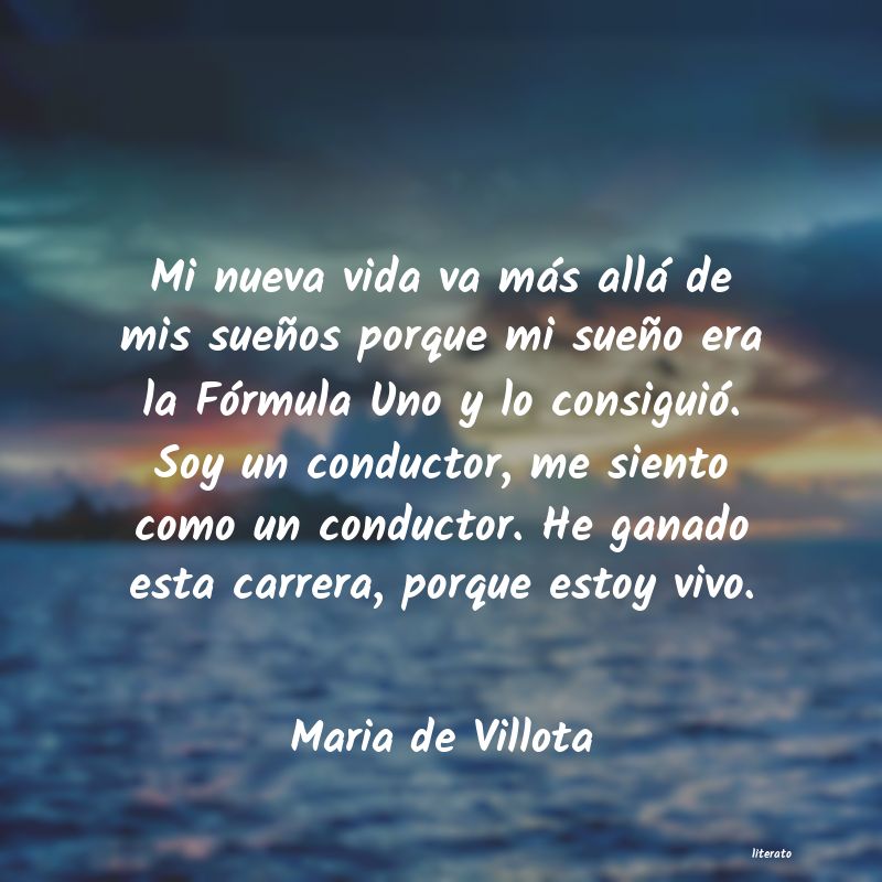 frases de Maria de Villota