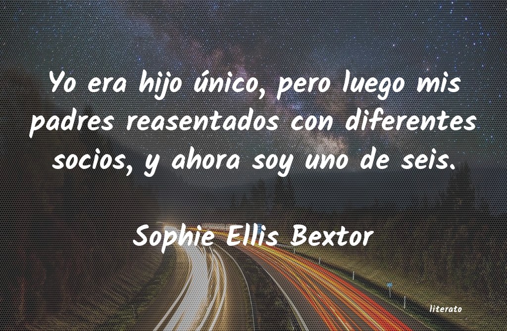 frases de Sophie Ellis Bextor