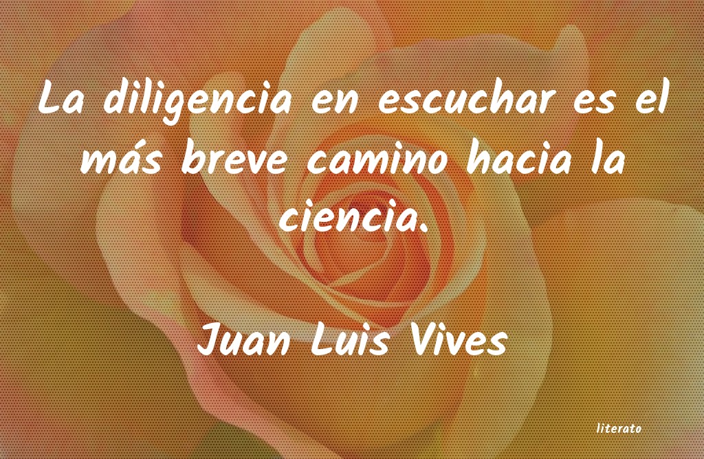frases de Juan Luis Vives