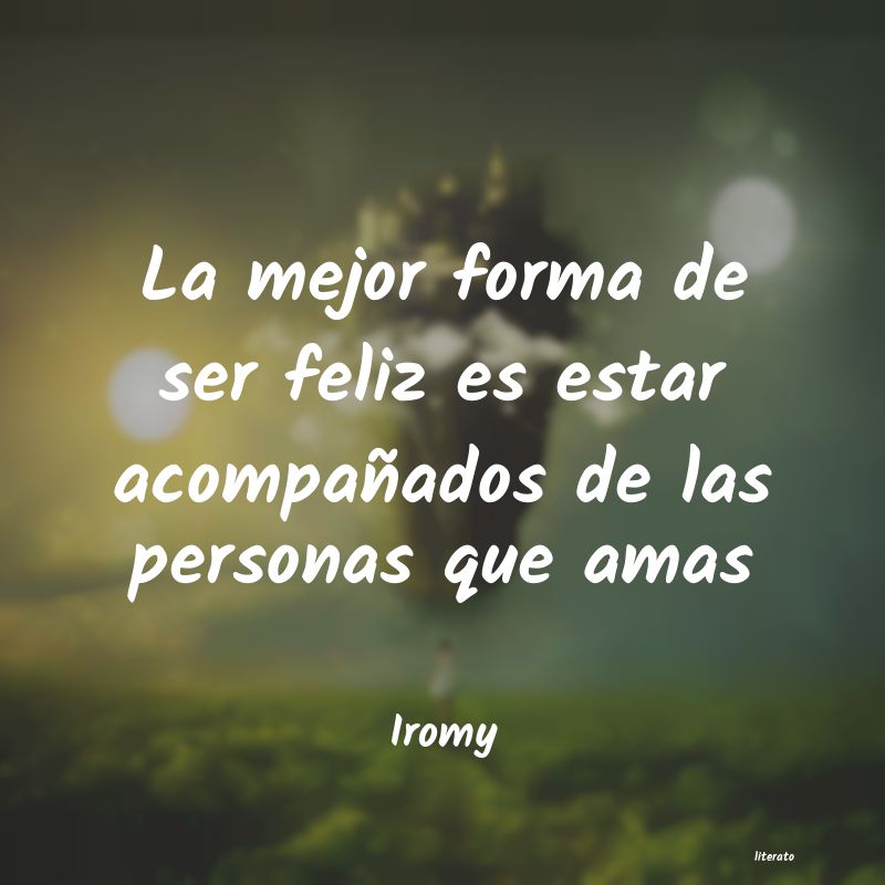 Frases de Iromy