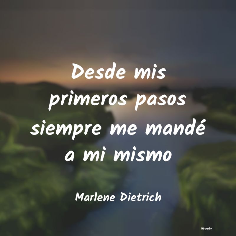 frases de Marlene Dietrich