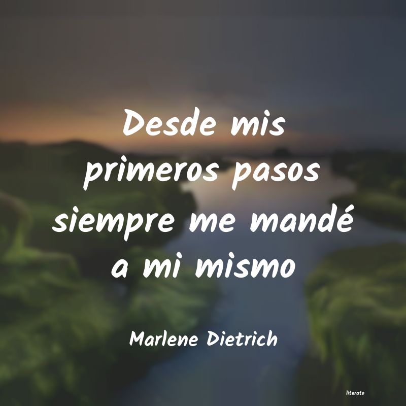 Frases de Marlene Dietrich