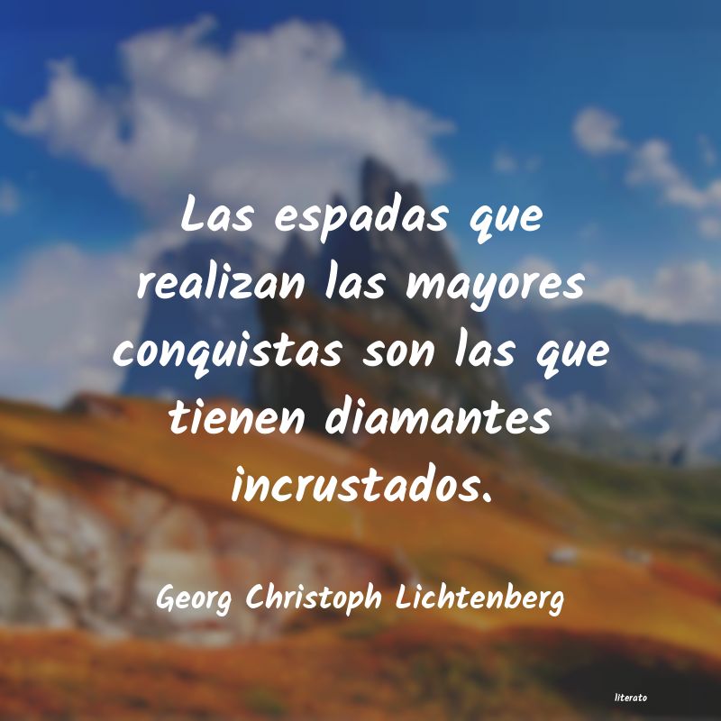 frases de Georg Christoph Lichtenberg