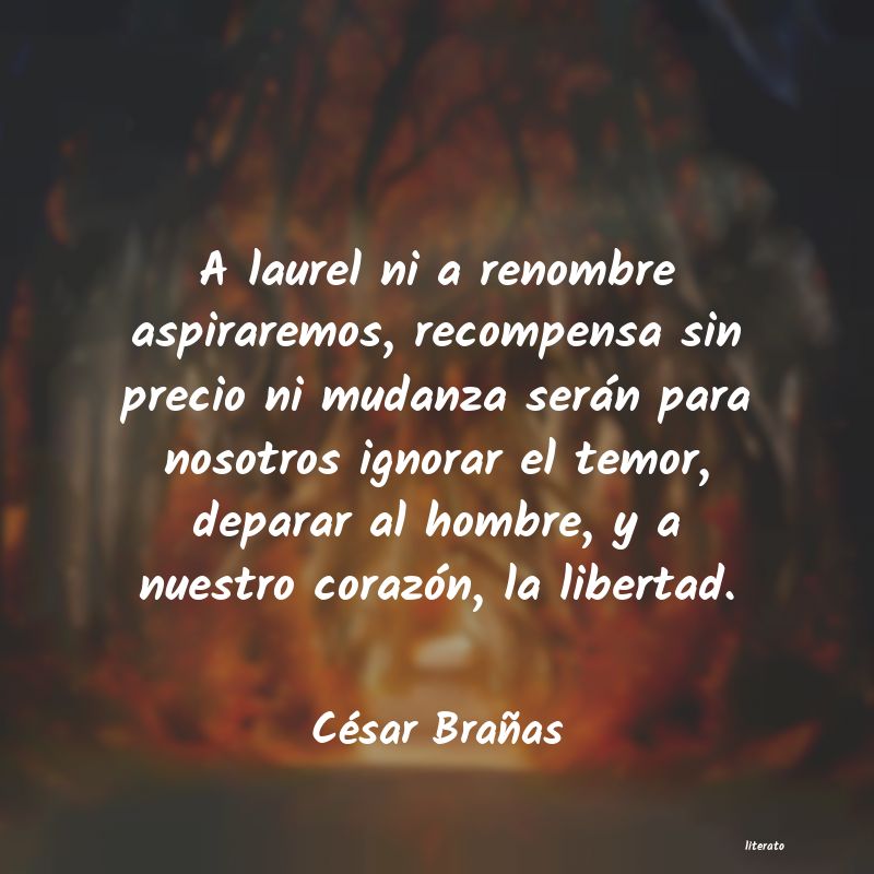 Frases de César Brañas