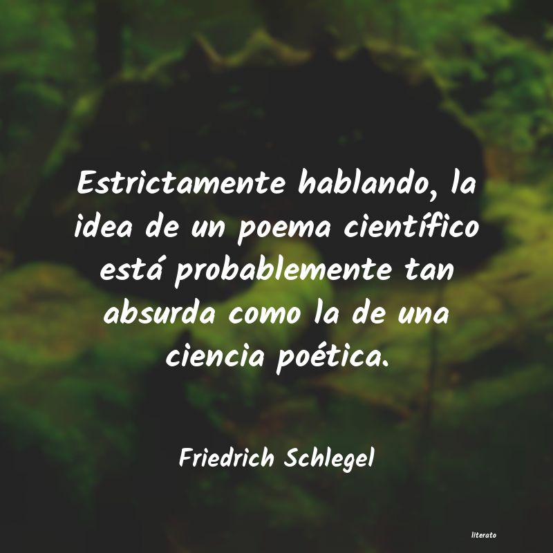 Frases de Friedrich Schlegel