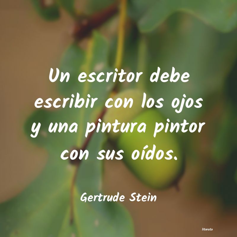 frases de Gertrude Stein