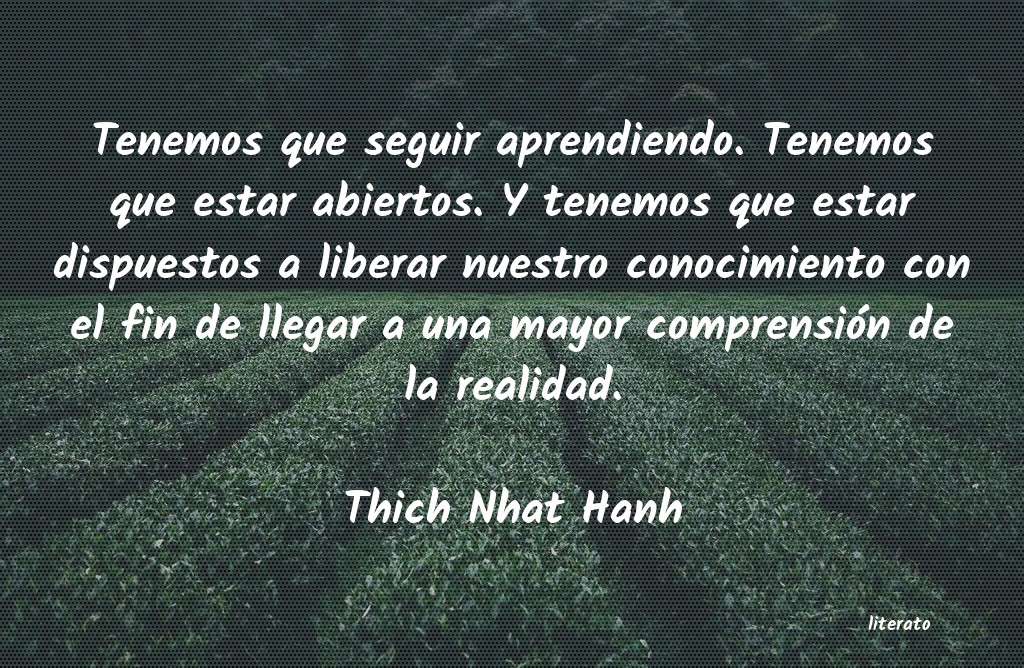 frases de Thich Nhat Hanh