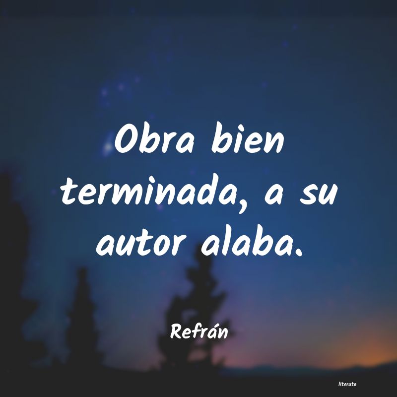 Frases de Refrán