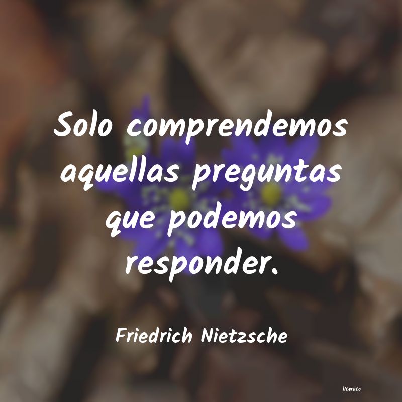 Frases de Friedrich Nietzsche