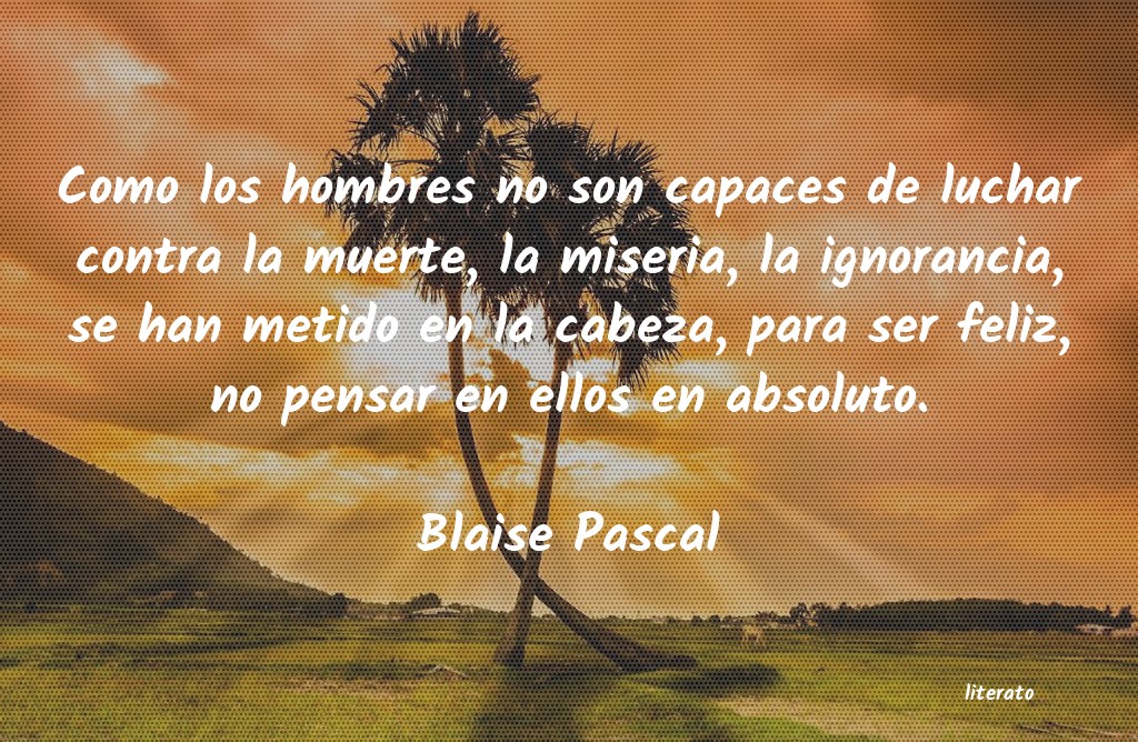 poemas de blas pascal