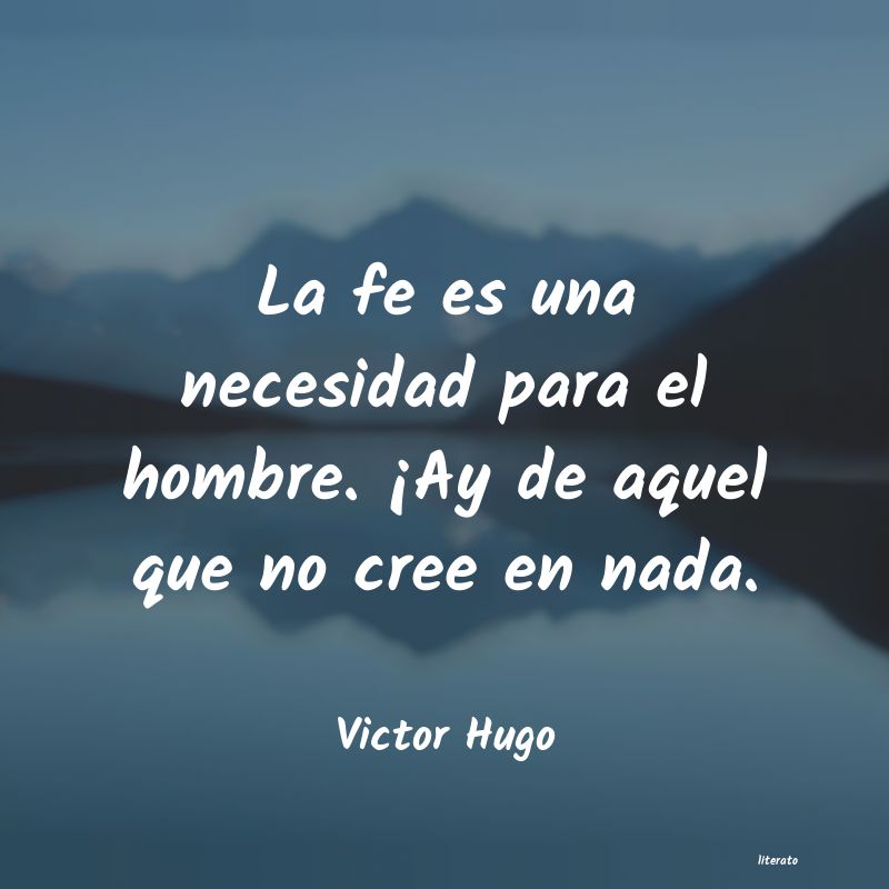 lagrimas con victor hugo