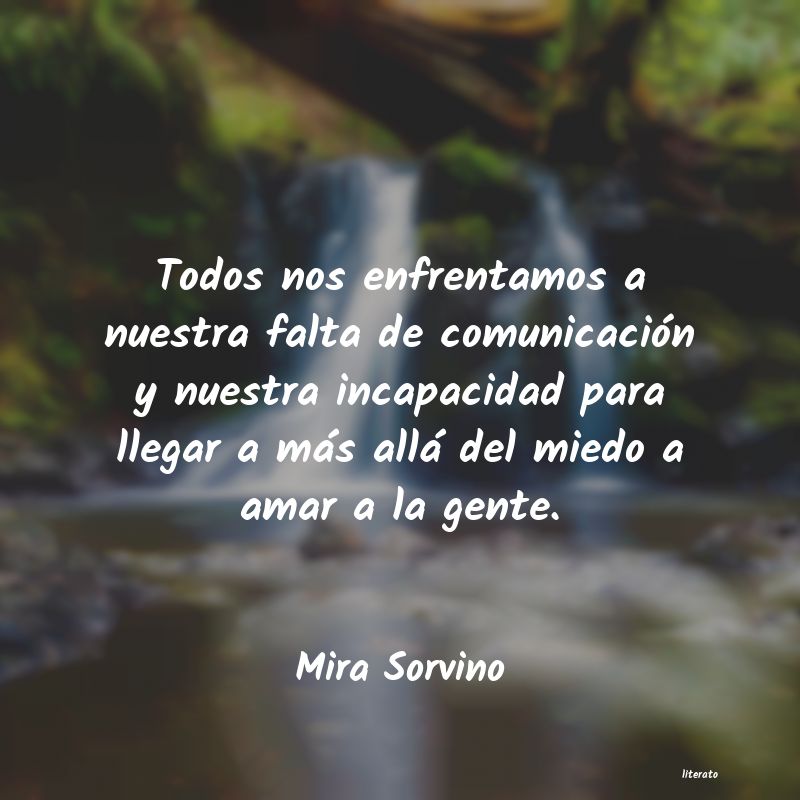 frases de Mira Sorvino