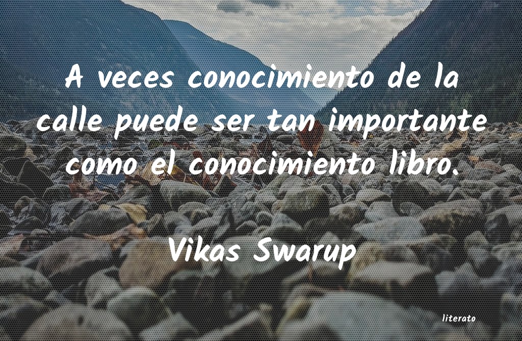 Frases de Vikas Swarup