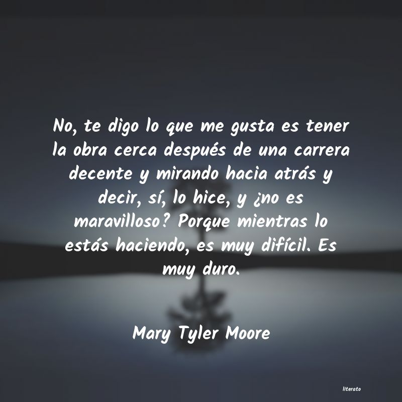 frases de Mary Tyler Moore