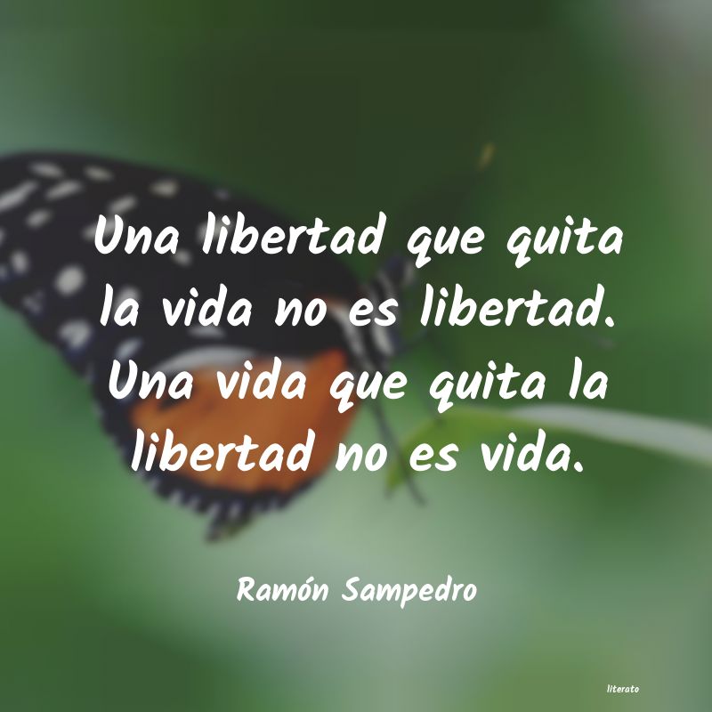 Frases de Ramón Sampedro