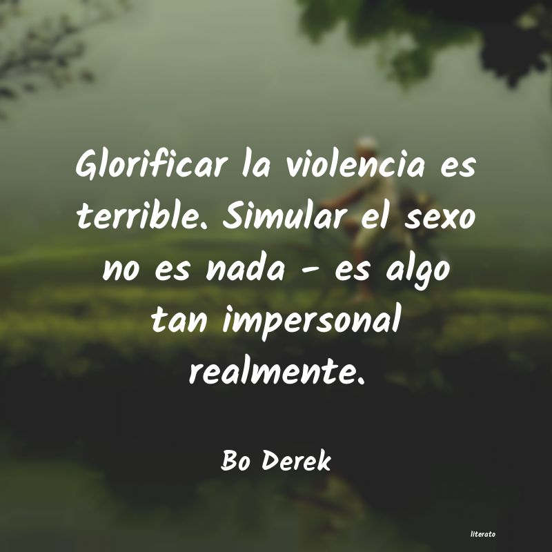 Frases de Bo Derek