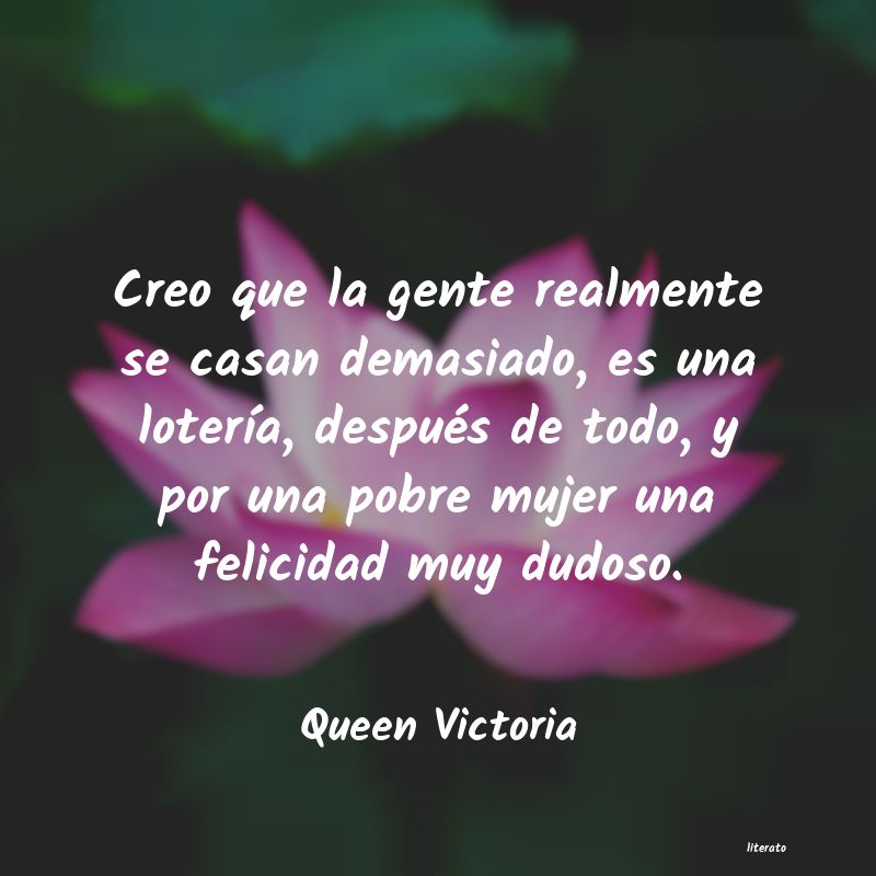 frases de Queen Victoria
