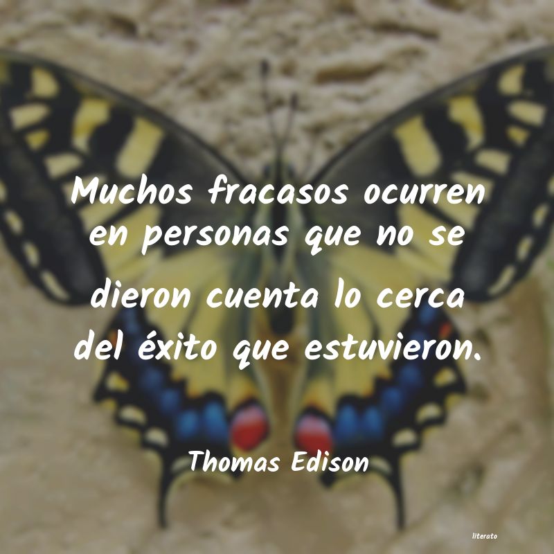 Frases de Thomas Edison