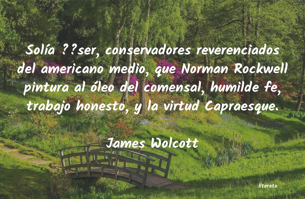 frases de James Wolcott