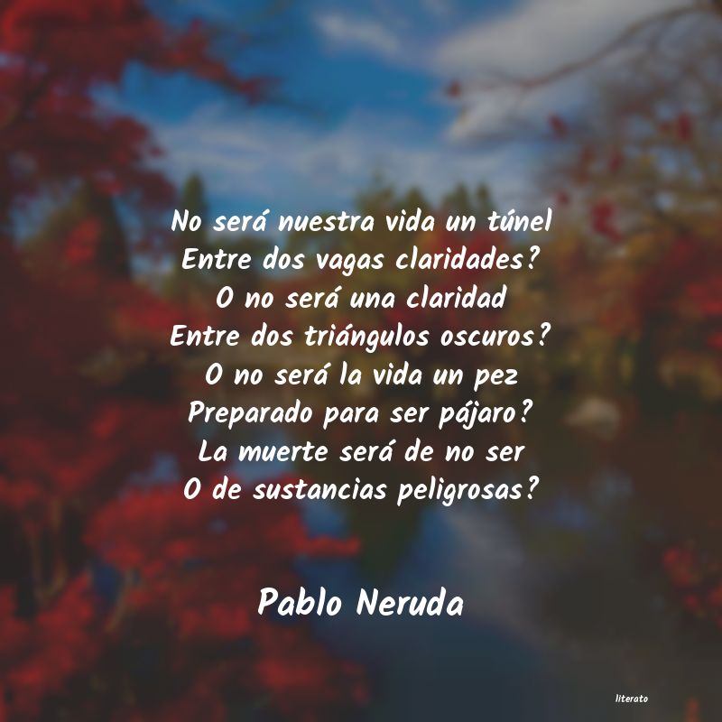 poemas cortos de pablo neruda