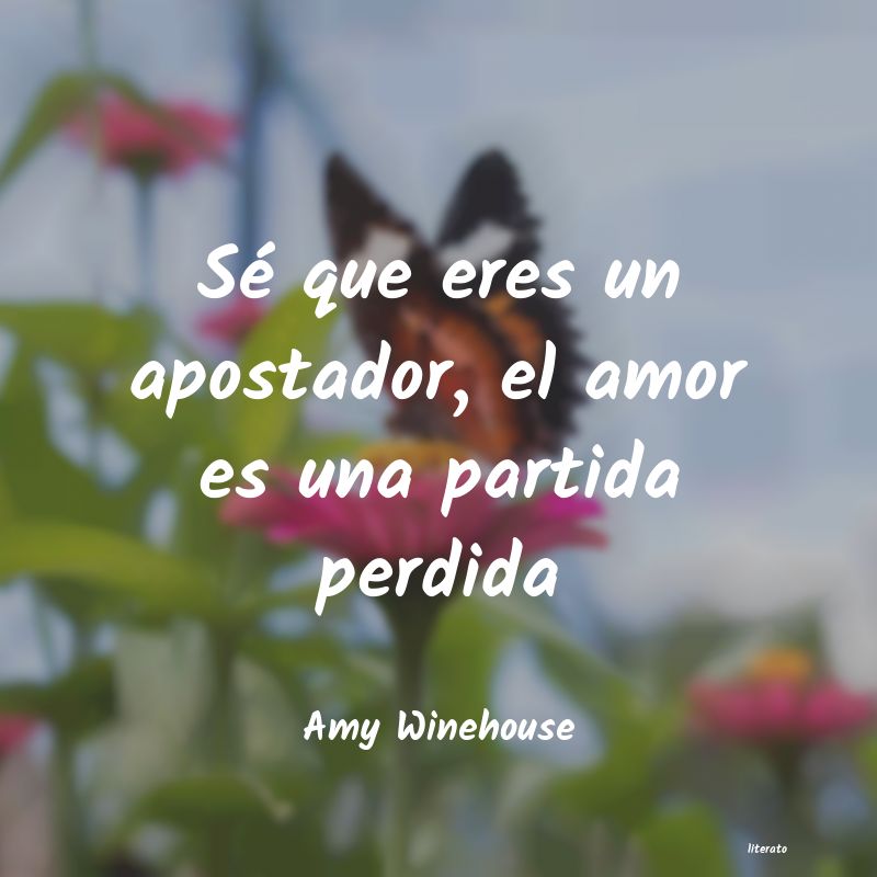 Frases de Amy Winehouse