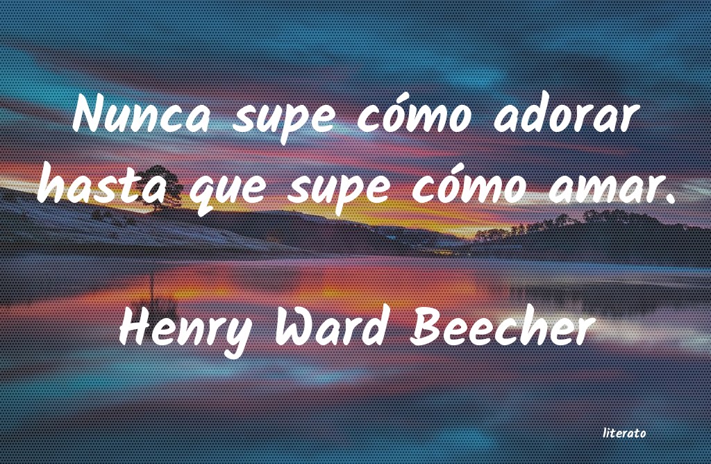 frases de Henry Ward Beecher