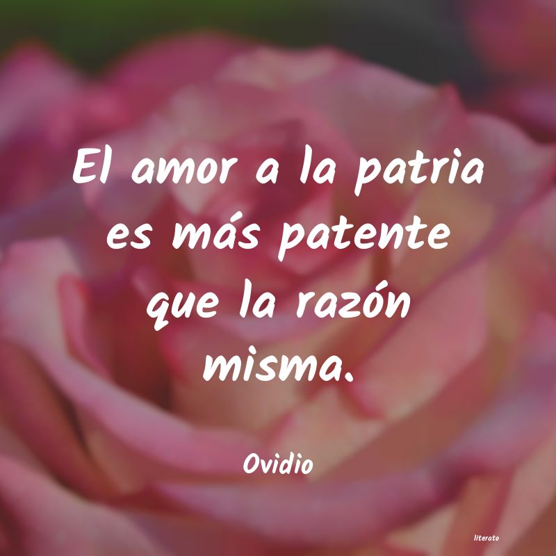 frases de Ovidio