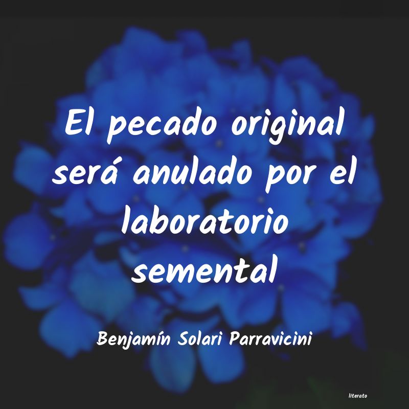 frases de BenjamÃn Solari Parravicini