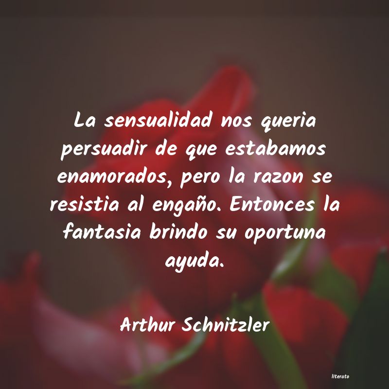 frases de Arthur Schnitzler