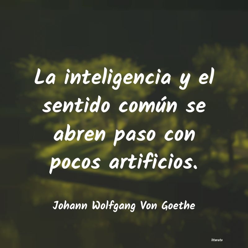 Frases de Johann Wolfgang Von Goethe