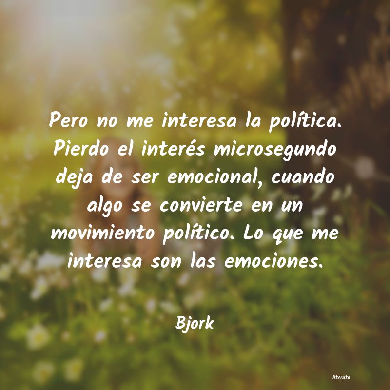 Frases de Bjork