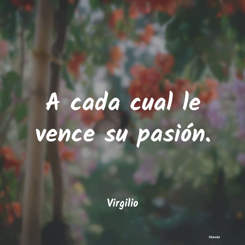 frases de Virgilio