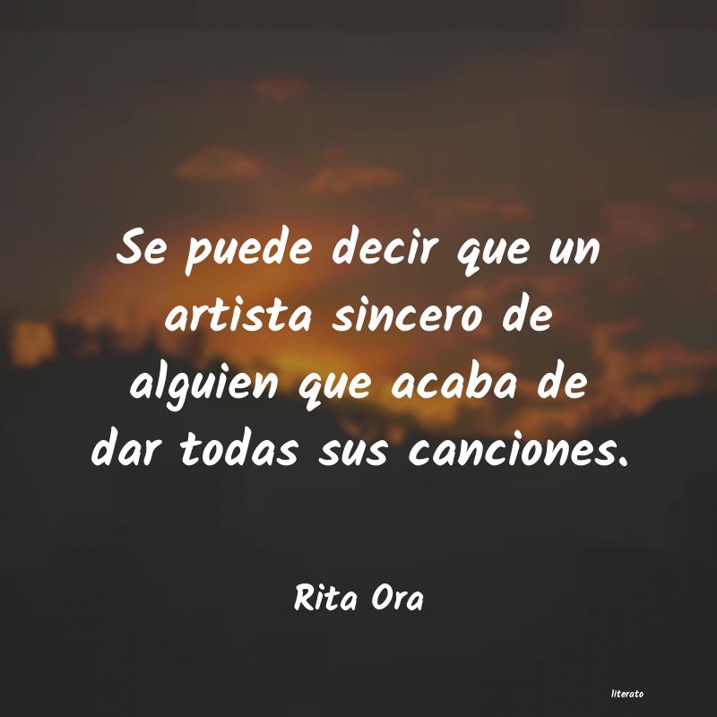 Frases de Rita Ora