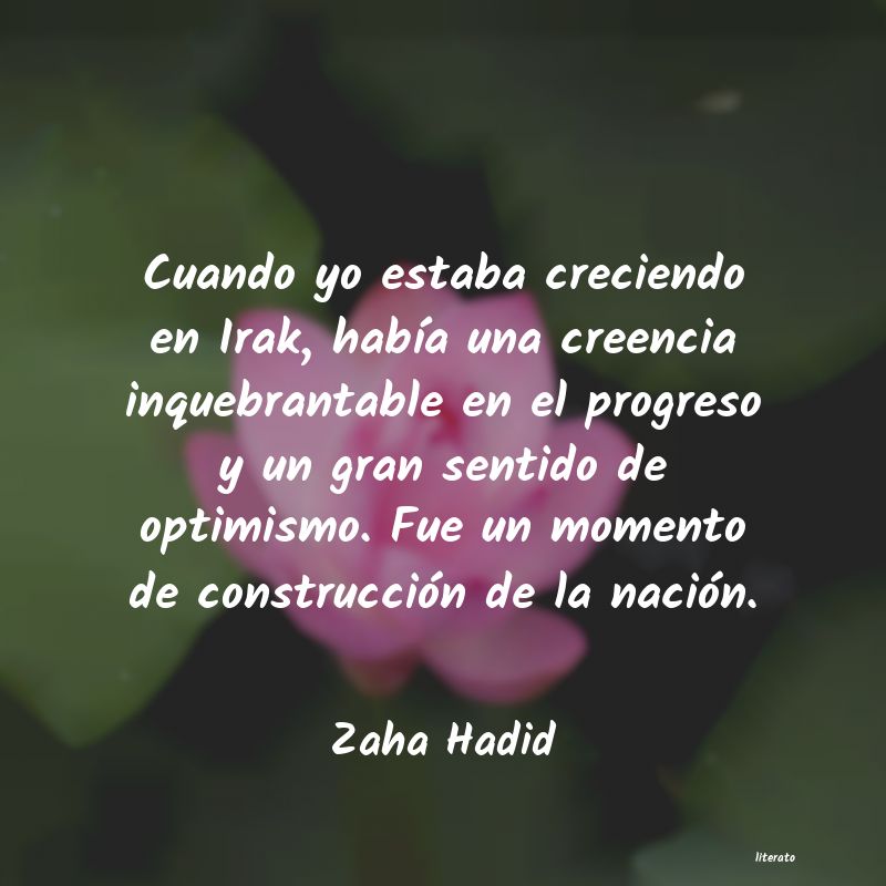 Frases de Zaha Hadid