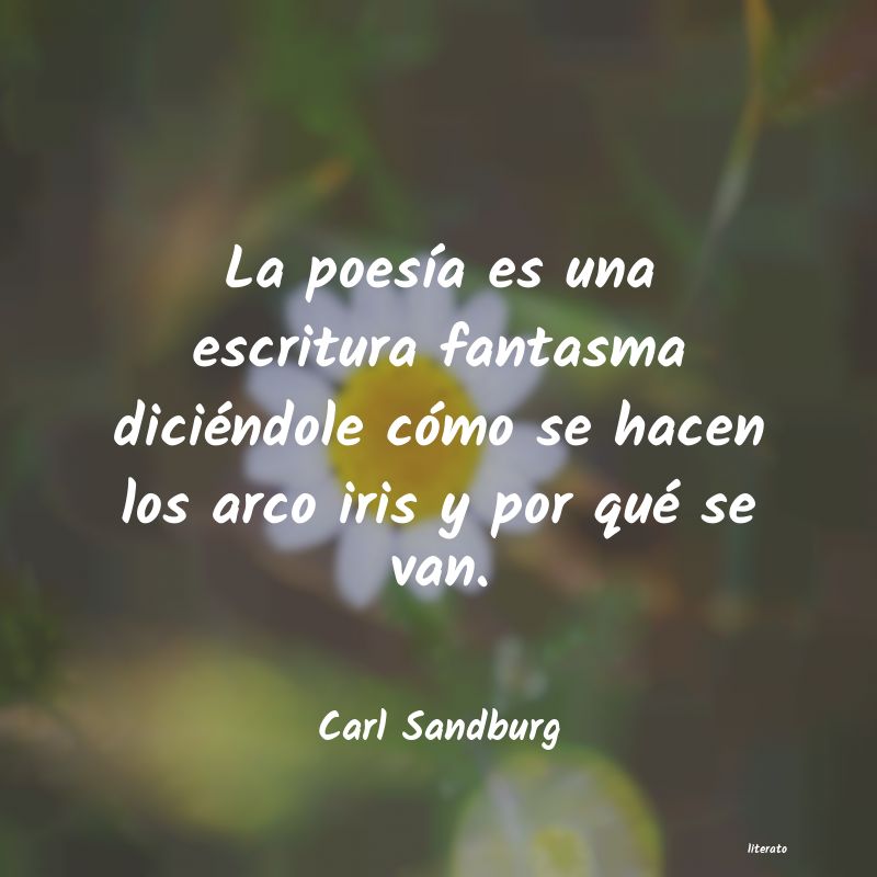 Frases de Carl Sandburg