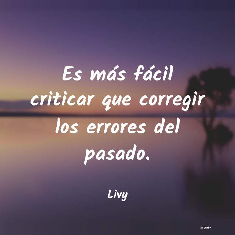 Frases de Livy