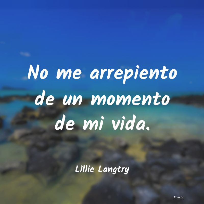 frases de Lillie Langtry