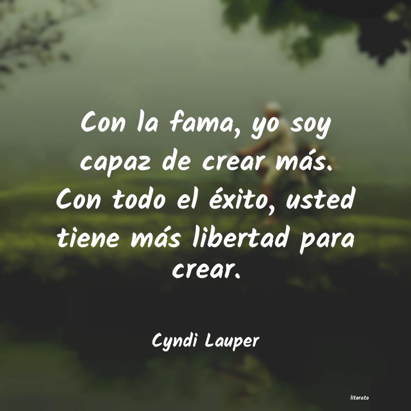 Frases de Cyndi Lauper