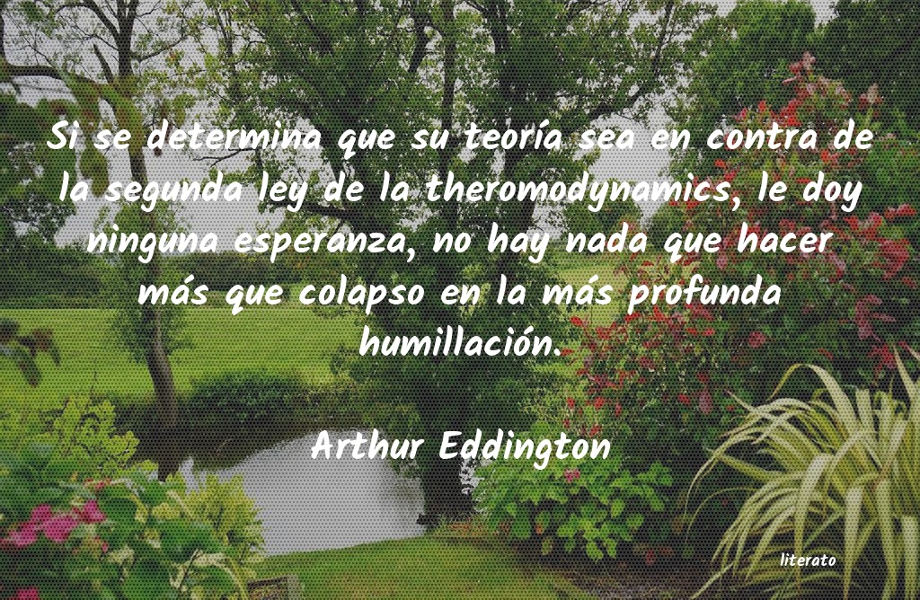 Frases de Arthur Eddington