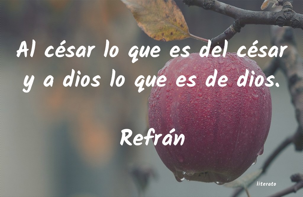 Frases de Refrán