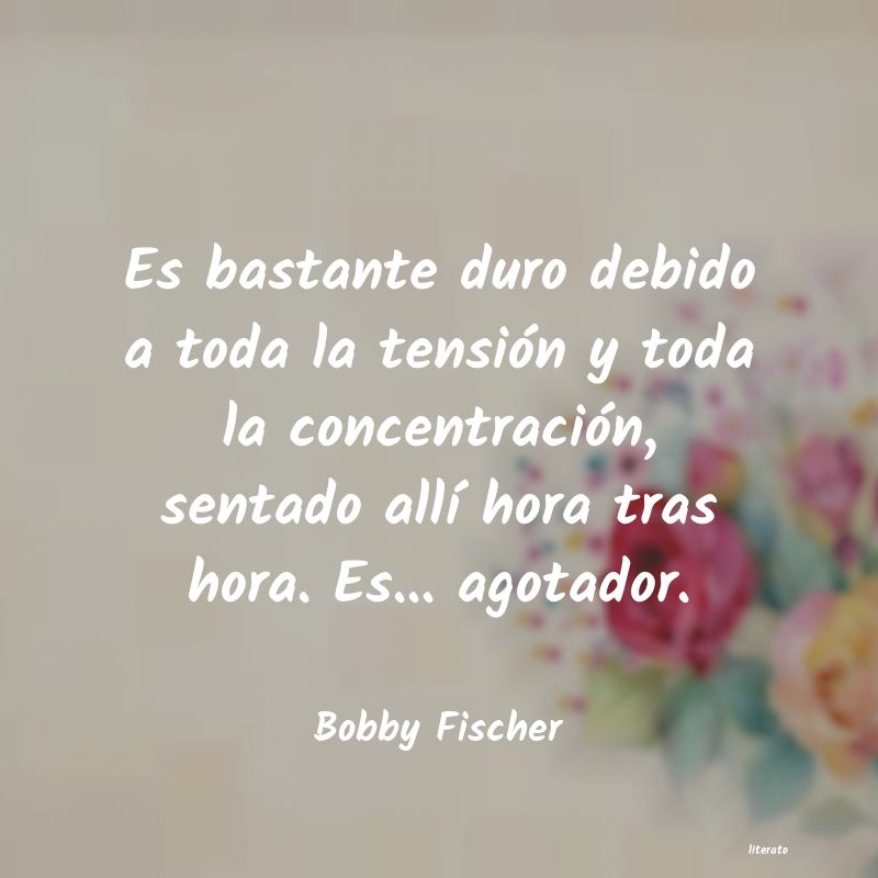 frases de Bobby Fischer