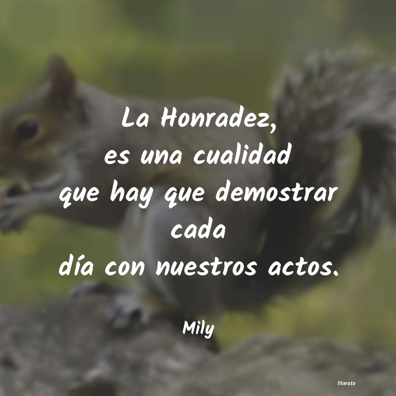 Frases de Mily