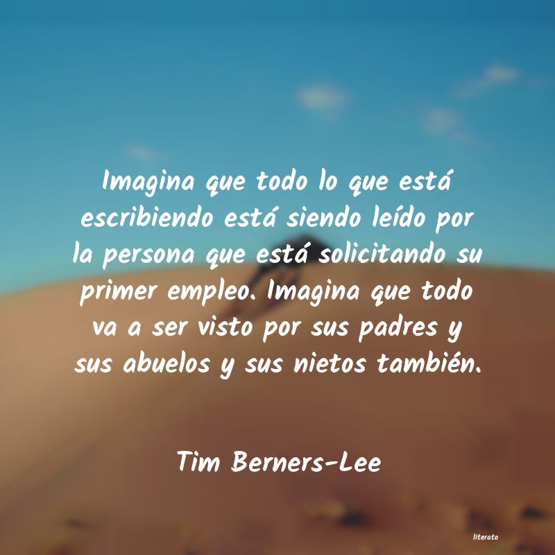frases de Tim Berners-Lee